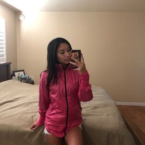 Pink Puma Windbreaker